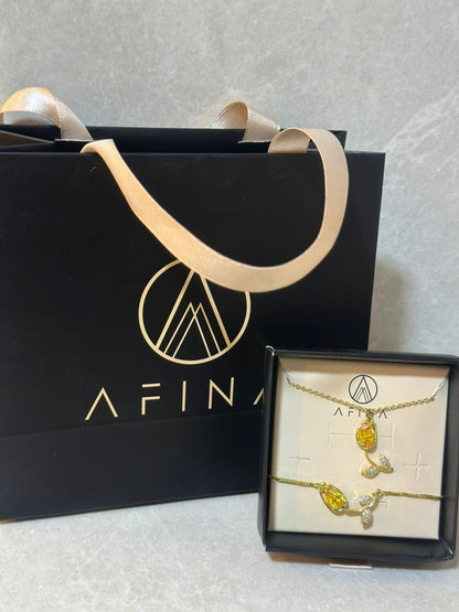 SET TULIPAN: COLLAR + PULSERA