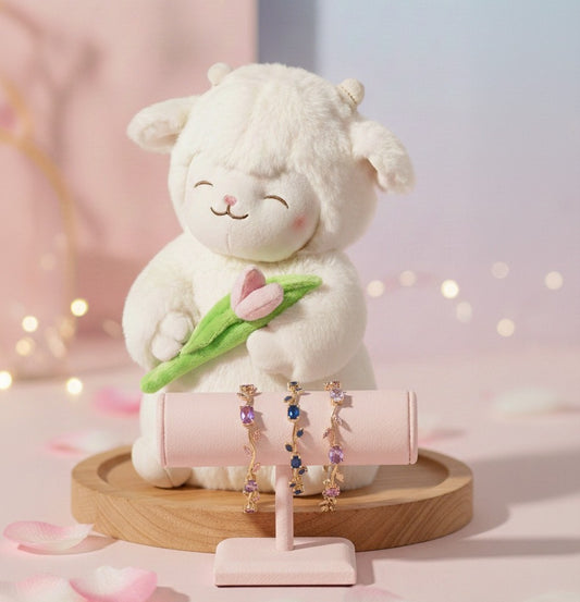 SET TULIPAN: BRAZALETE + PELUCHE